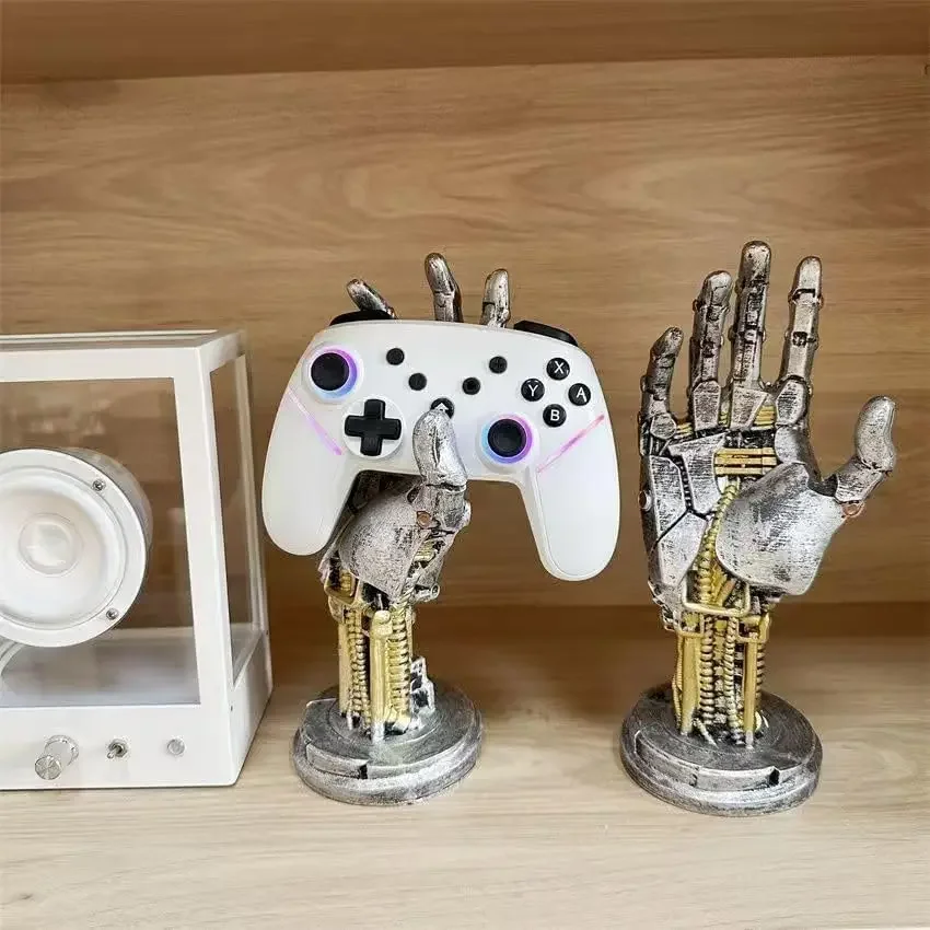 Game Controller Stand Holder for PS5 Switch Basketball Stand Cyberpunk Mechanical Hand Gamepad Controller Headphone Hanger