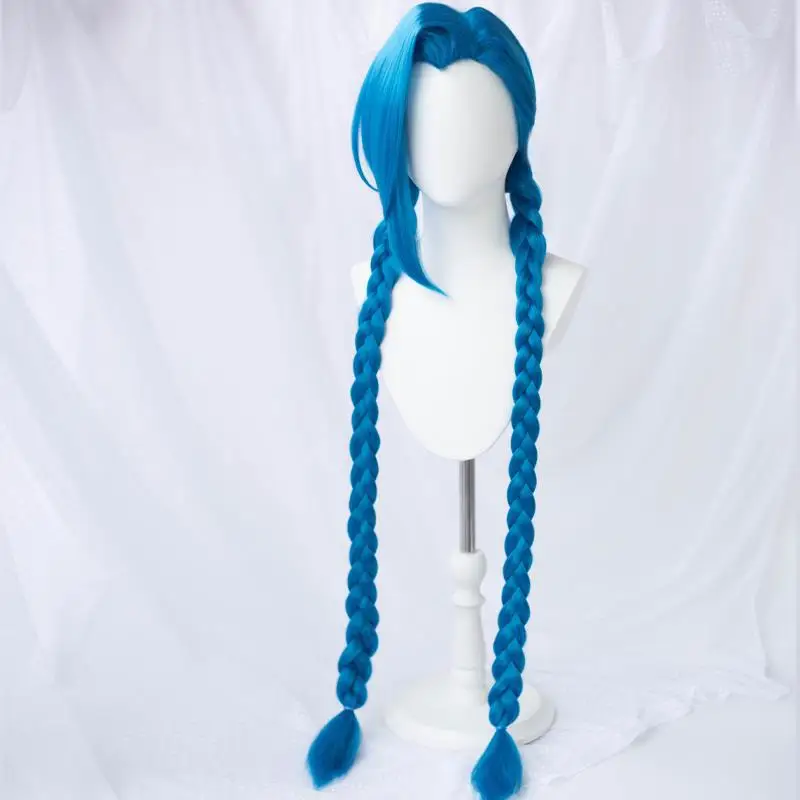 LOL Arcane Cosplay Costume pour femme, Anime Game Crit Loli Jinx Cosplay, Anime Wig, Sexy Carnival fur s Up