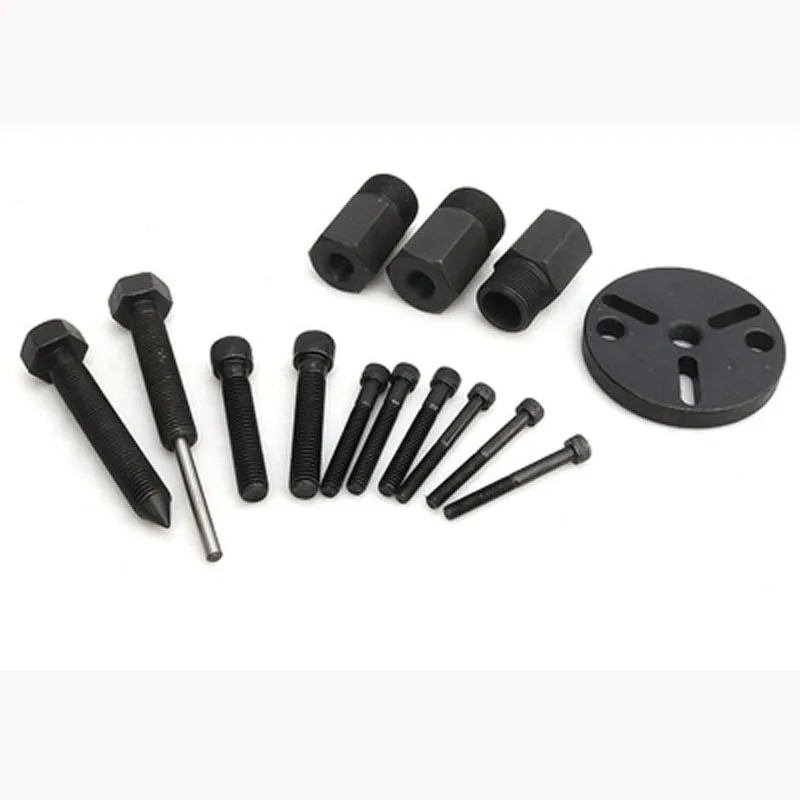 14pcs Air Condition A/C Compressor Clutch Remover Black Puller Installer Tool.