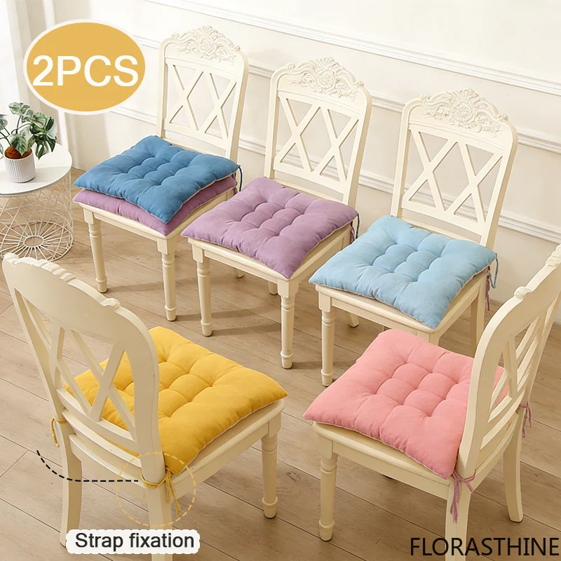 Newest 30/40/45/50 Dining Chair Seat Cushion Printed Thicken Round/square Mat Ground Non-slip Cushion Student Office Patio 의자 시트