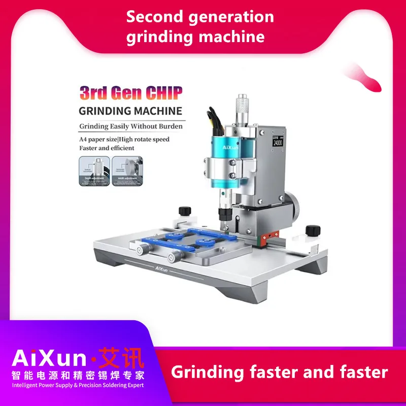 AIXUN 3rd Gen Grinder Machine Tools for grinding and polishing of mobile phone motherboard CNC and CPU chips