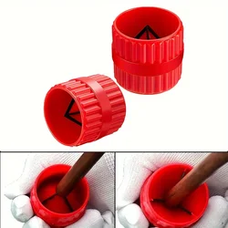Pipe Deburring Reamer Red Inner-Outer Reamer Tubing Chamfer Tool For PVC Copper Aluminum Tubes Handy Tool or reamer durable use