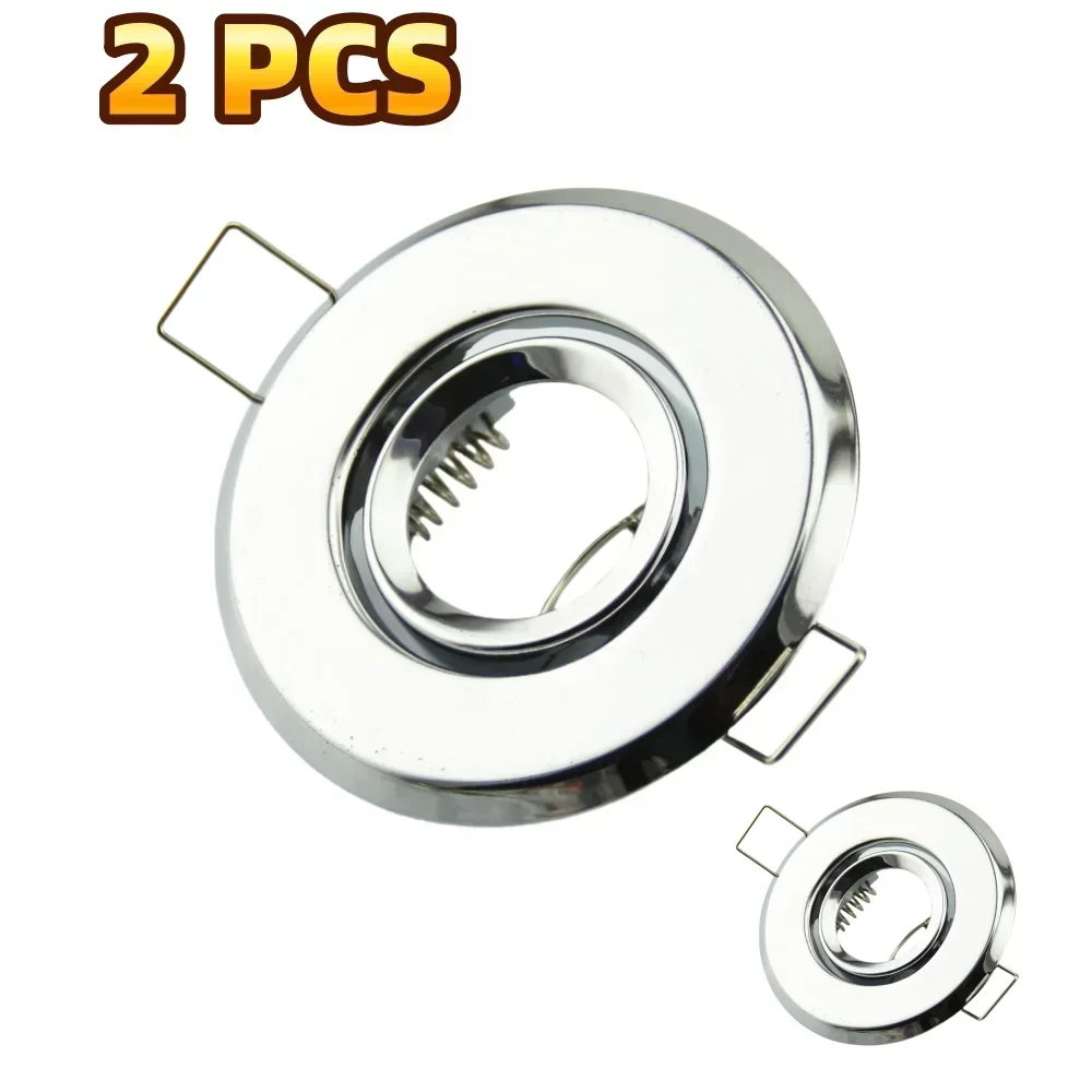JOYINLED Adjustable Downlight Holder, Recessed Ceiling Mount Frame for MR11 Bulb, 2/10 Pcs for Showcase Gallery Store Lighting