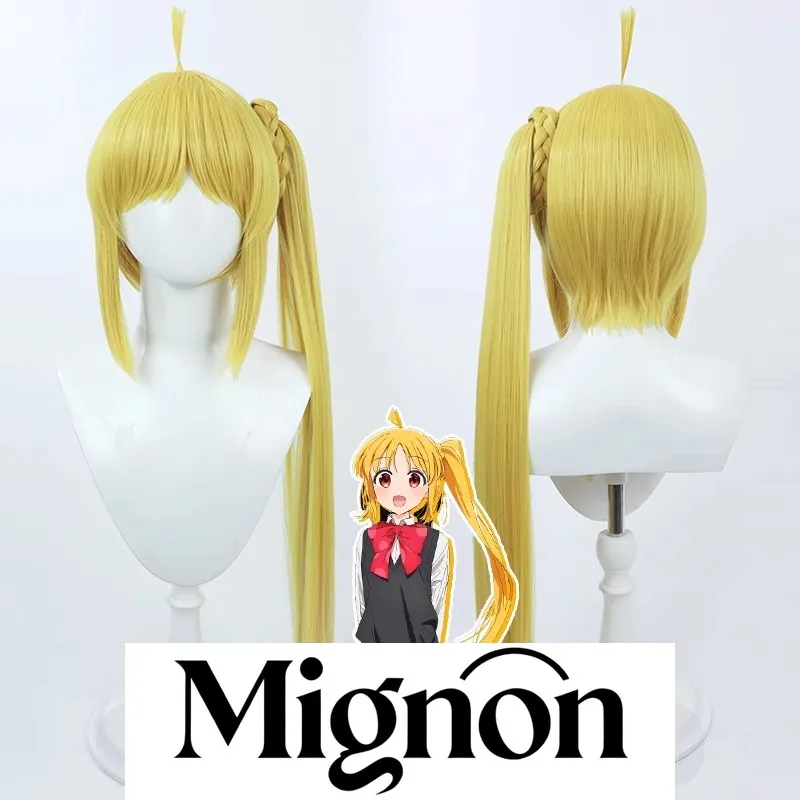 

Бокки Рок! Ijichi Nijika парик для косплея съемные булочки и косы подарок на Хэллоуин