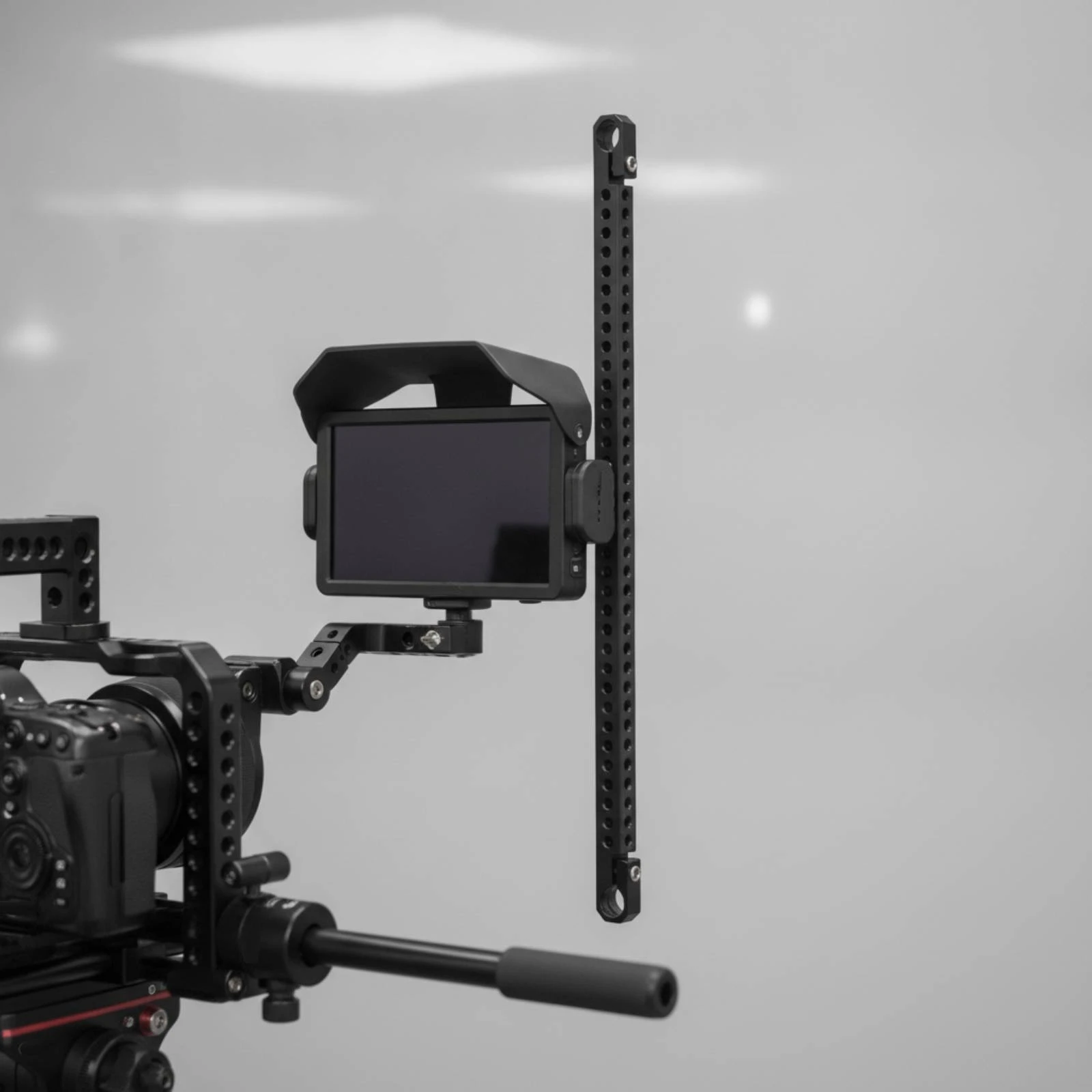 Perforated Extension Bar Configurable Camera Rigging Bar Hardware Sleek Rigid for Videographers, Studios