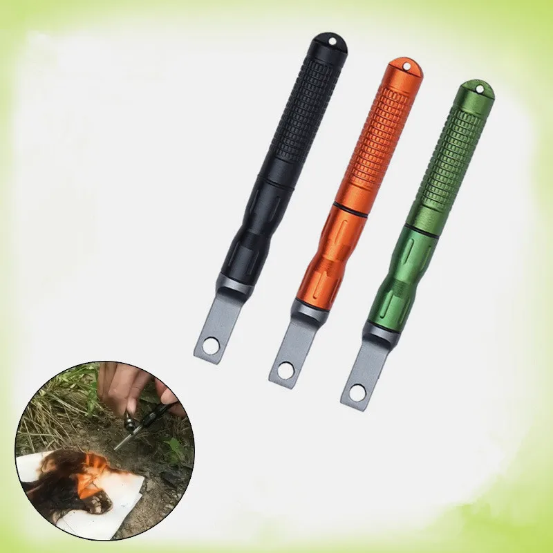 

New Waterproof Portable Flint Emergency Fire Starter Portable Adventure Camping Cigarette Accessories Men's Small Gift Tool