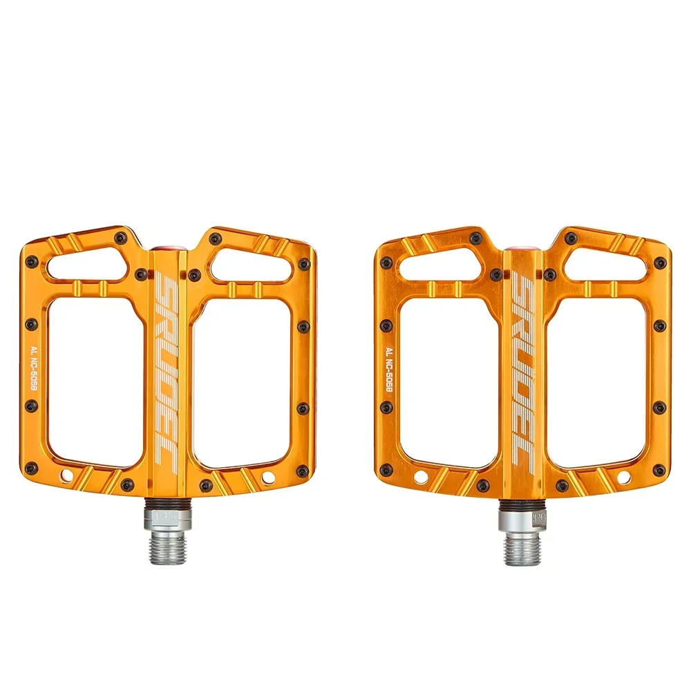 GOLDIX High-strength 3pcs Sealed Bearing Mountain Bike Pedal CNC Aluminum alloy hollow Large Area Anti Slip Bicycle Pedal