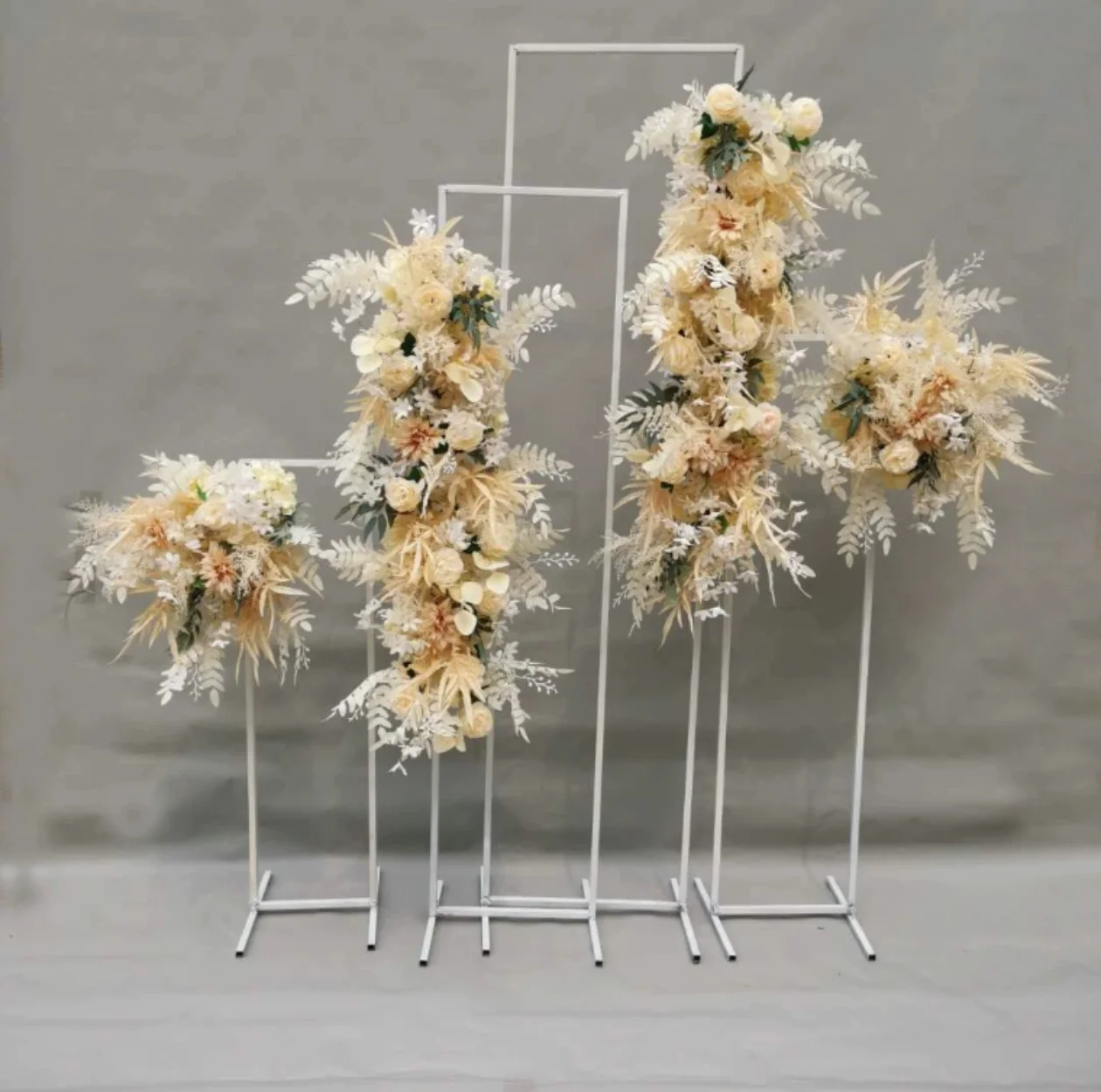 Tieyi Wedding Arch Long Box, White Screen, Road Guide, Backdrop Decoration, Stage Set, Geometric Lines, Wedding Props, New