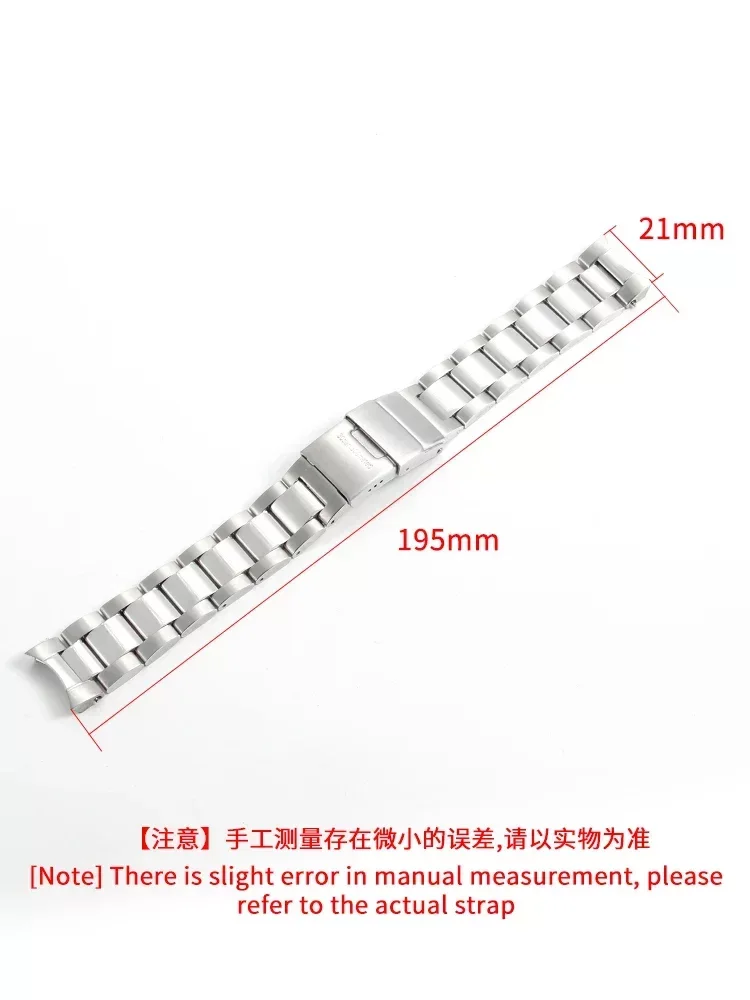 For Longines Conquest Anti-Allergy Diving Watchband 21mm L3.781.4 Fold Buckle Men L3.782.4 L3.740 with Replace Watch Strap