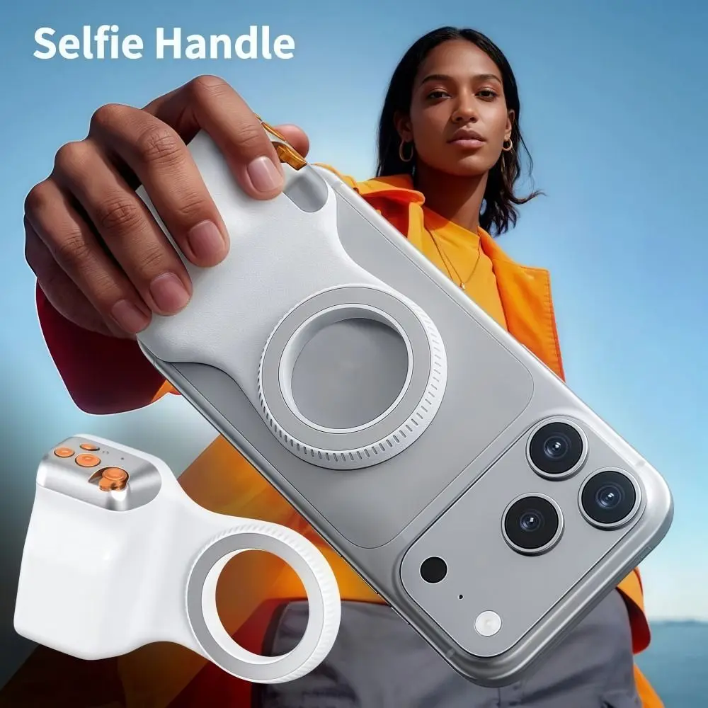 

Double-sided Magnetic Phone Camera Shoot Hand Grip Remote Control Phone Shooting Holder for Phone12-17/HUAWEI/SAMSUNG ETC