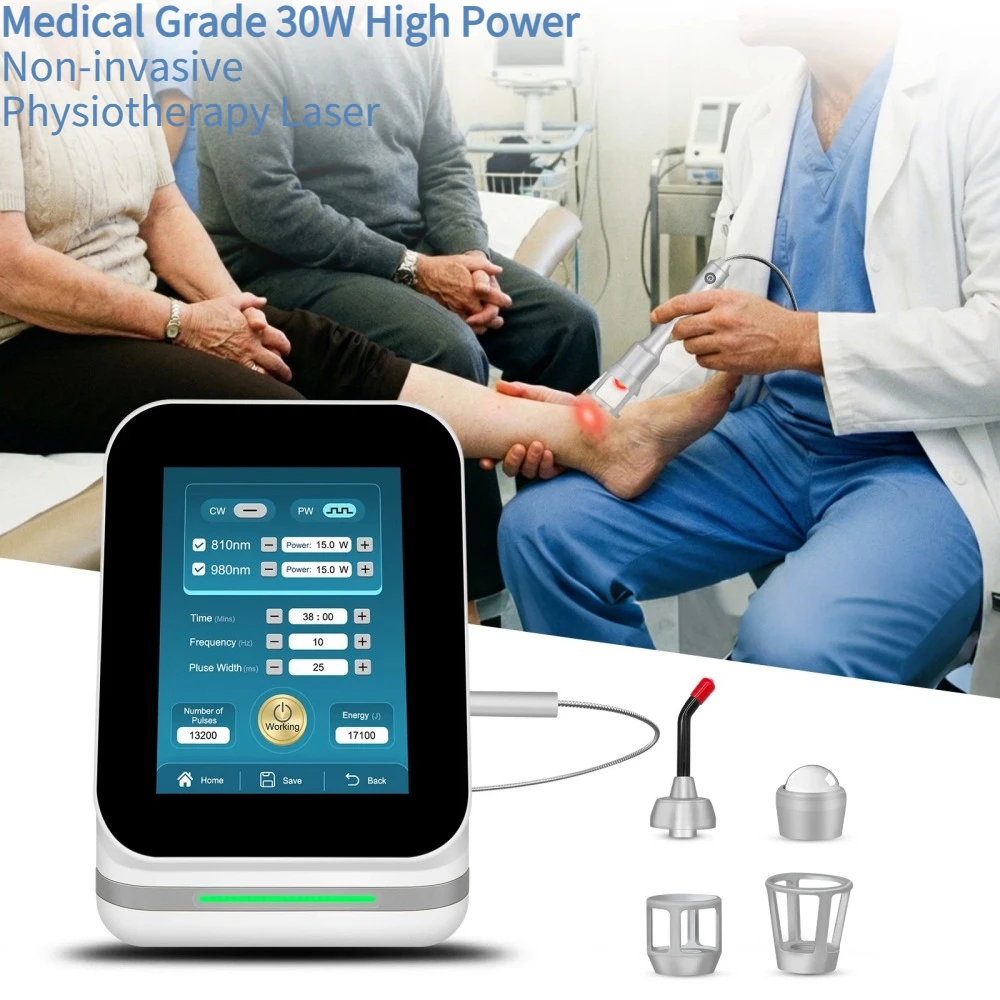 

Laser Treatment Device Medical Grade 30W High Power Non-invasive Physiotherapy Laser for Neuropathy Pain Anti-inflammatory