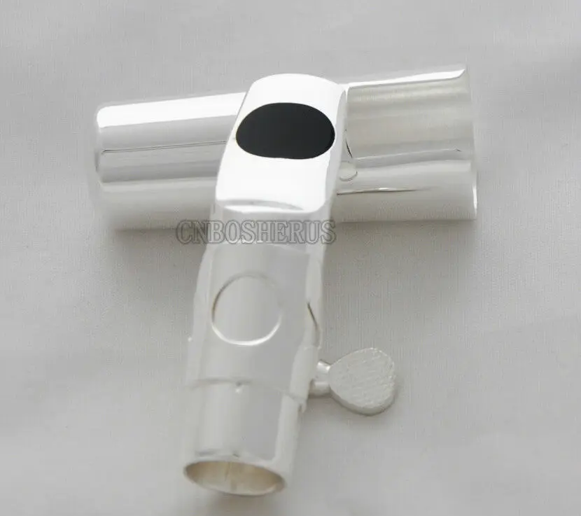 

Top Jazz Metal Mouthpiece For Soprano Saxophone Sax Silver plated MPC Size 5-12