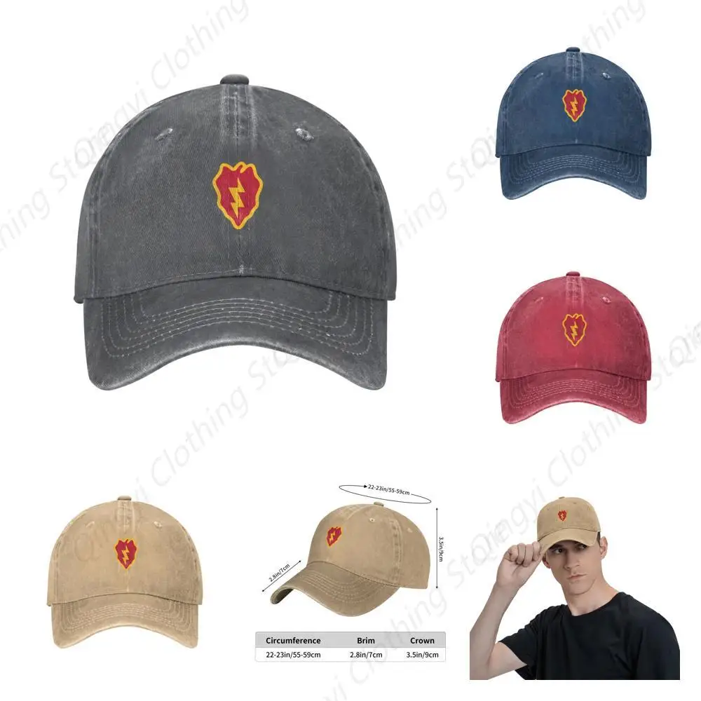 

Infantry Division Shoulder Sleeve Insignia Baseball Cap for Men Women Vintage Cowboy Hat Adult Casquette Black