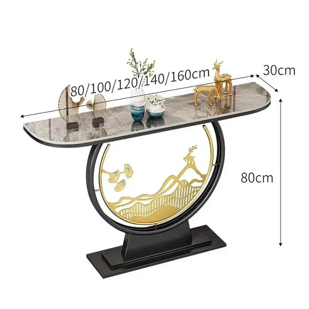 

Nordic Modern Entrance Table Luxury Console Metal Lobby Console Tables Hallway Midcentry Consolle Ingresso Living Room Furniture