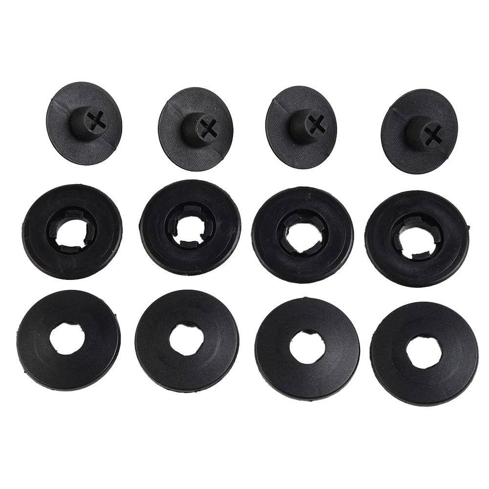 مجموعة من 4 مشابك تثبيت لأرضية السيارة وحاملات أبازيم غير قابلة للانزلاق متوافقة مع سجادات السيارة الأمامية المختلفة #3