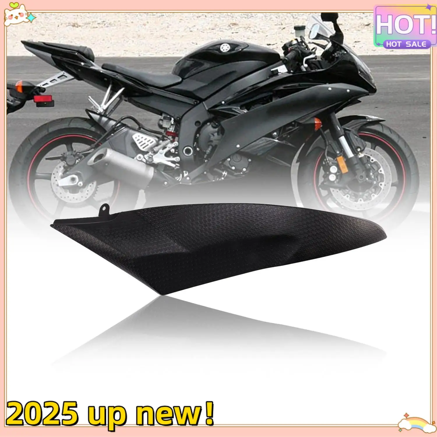 متفوقة خزان الجانب يغطي لوحات هدية لياماها Yzf R6 2006 2007 Yzf-R6 06 07 Yzf R6 خزان الجانب غطاء لوحة دراجة نارية الوصول #3