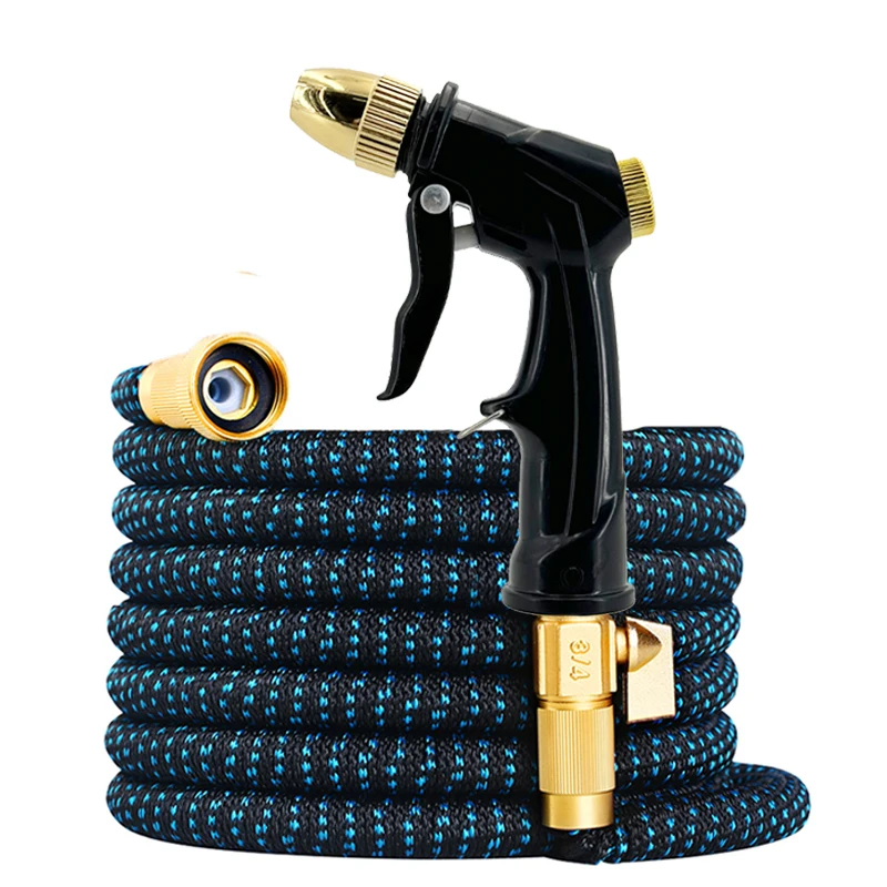 Garden Retractable Magic Hose, High-Pressure Water Gun, Multi-Mode, US3/4 Joint, Garden Irrigation, Cleaning Supplies