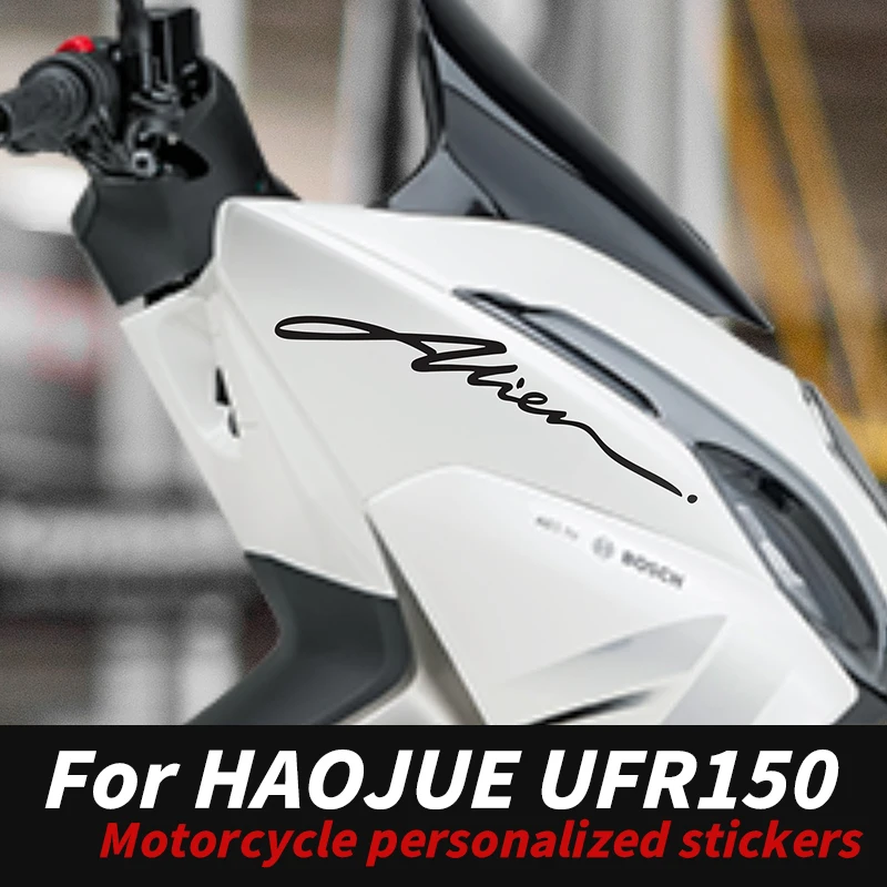 

For 2025 Haojue UFR150 Front Fascia High-Quality Custom Stickers Residue-Free -Resistant Anti-Scratch Decals