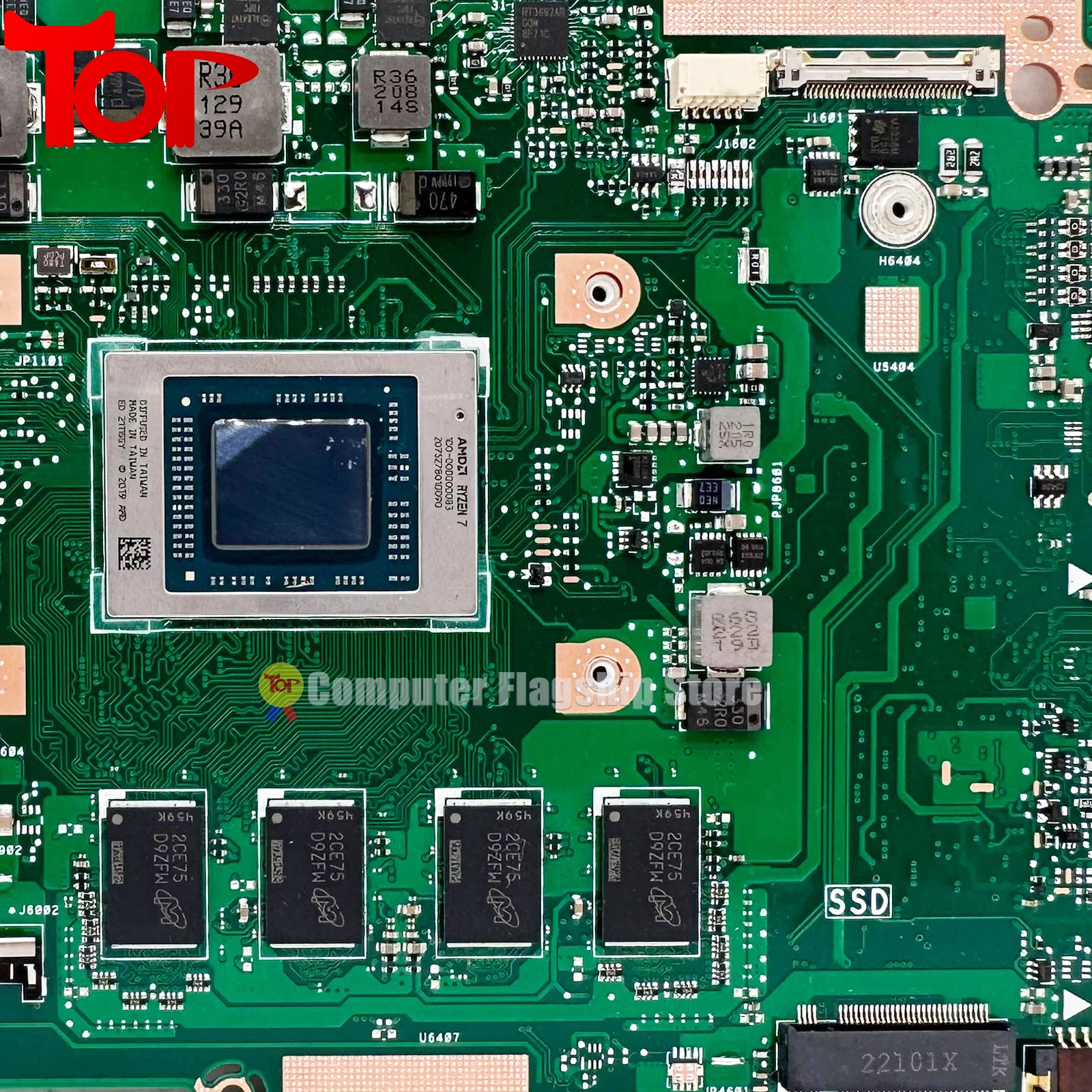 Imagem -05 - Mainboard para Asus Vivo Book X421iay X521ia Laptop Placa-mãe com R54500u R7-4500u 8gb 16gb Ram 100 Teste ok X421ia