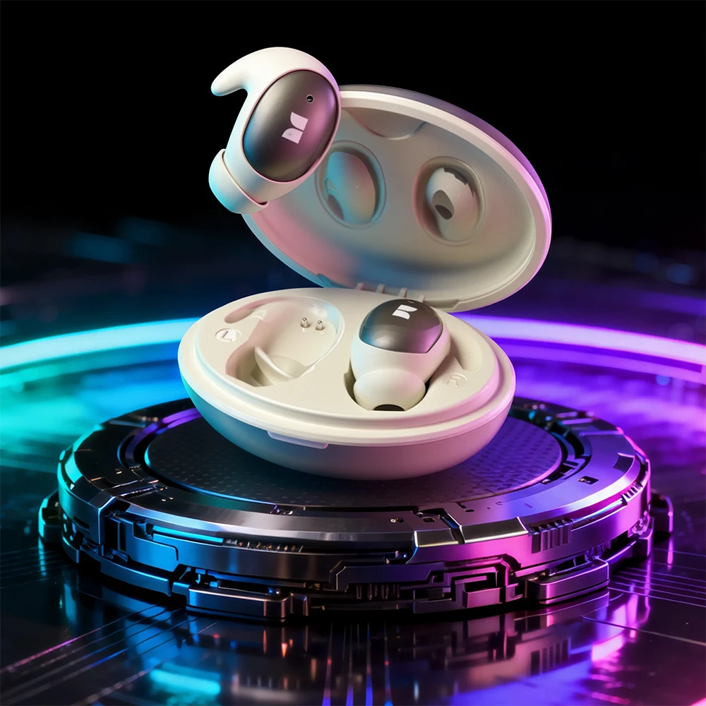Monster Passieve Noise Cancelling Slaap Oordopjes Bluetooth 6.0 Slaap Earbuds voor Zijslapers Hifi Stereo TWS Draadloze Hoofdtelefoon