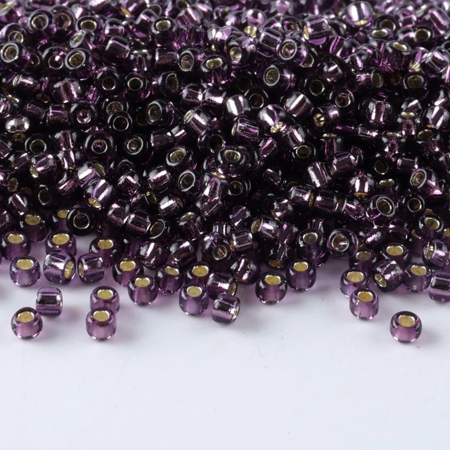 Hochwertige Heimwerker-Saatperlen 11/0 Runde Glasperlen Schmuckzubehör 10g/Röhrchen, Geeignet für Alle Arten von DIY-Näh- und Handarbeiten – Detail 11
