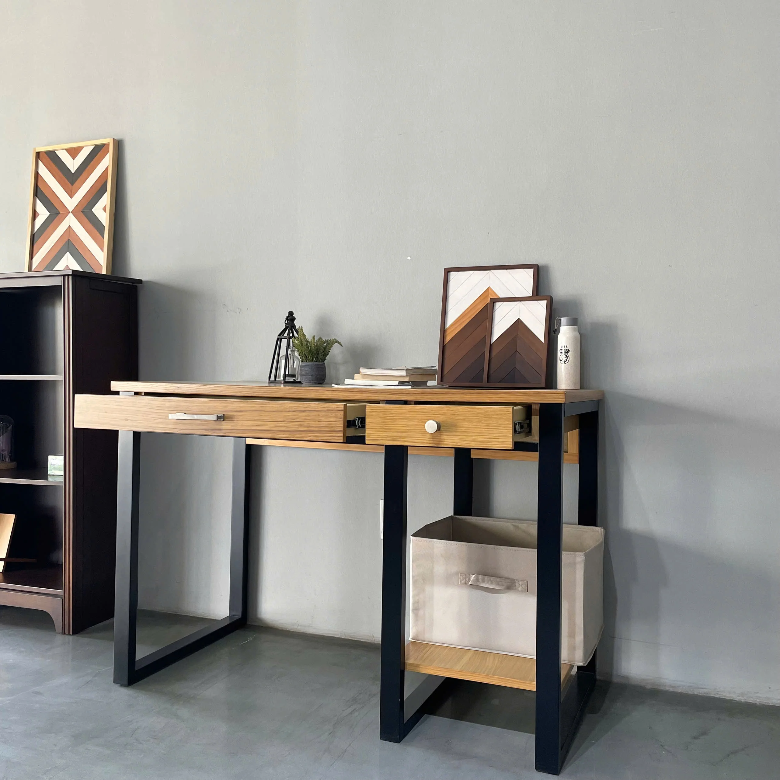 Drewniane biurko komputerowe d – Home Office With Two Desks recenzja i cena