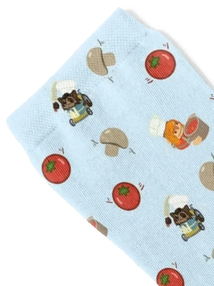 Cooking Stress 2 (Toms and ‘Shrooms) Socks winter thermal Thermal man winter loose sheer Women's Socks Men's