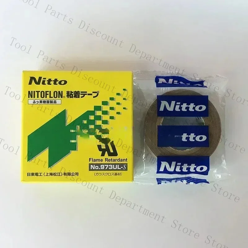 

10Pcs High Temperature Resistant Adhesive 973Ul 973 Japan NITTO NITOFLON Waterproof Electrical Tape NO.973Ul-S