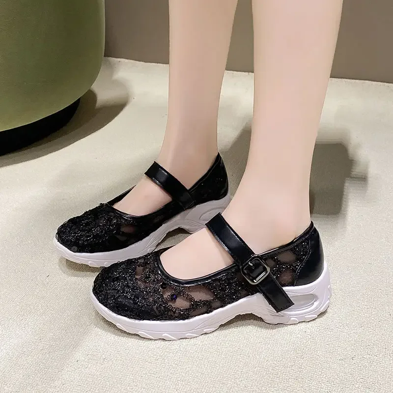 

High on Platform Woman Footwear Cheap Sale Summer Designer Luxury Fashion 2025 New In Korean Trends 39 Original Shoes for Women