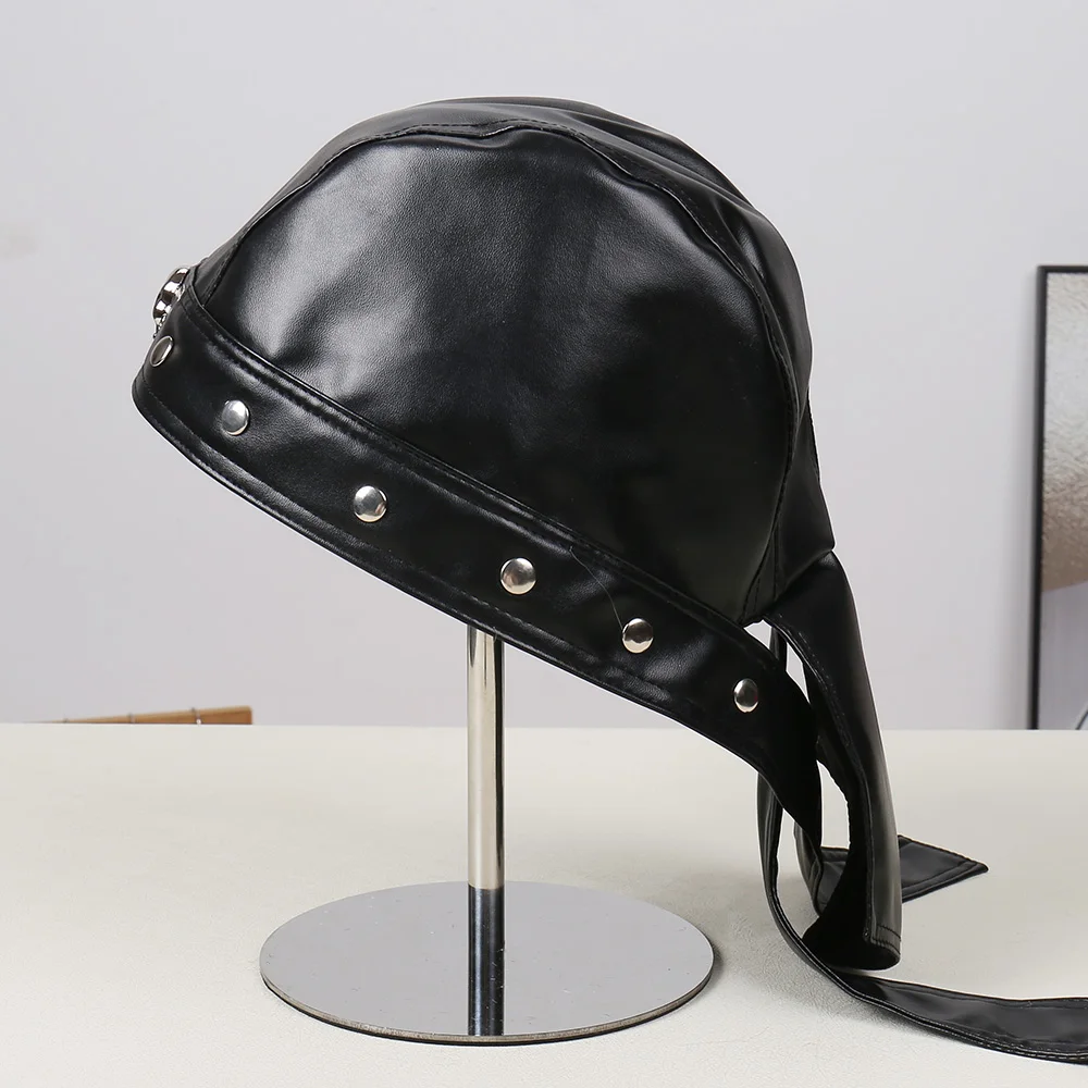 Modny kapelusz piracki na festiwal, cosplay, marynarz, prosty, jednolity kolor, uniwersalny, sceniczny, dla mężczyzn, kobiet, dorosłych, unisex