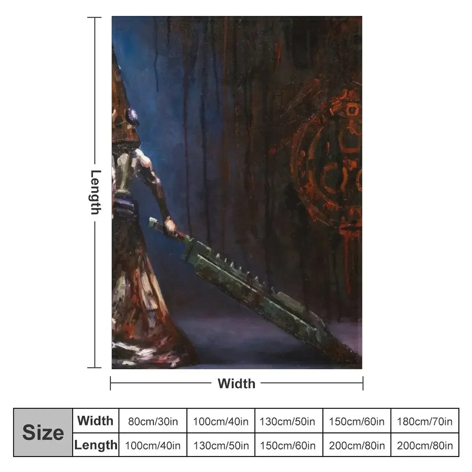 Pyramid Head Throw Blanket Flannels Nap Camping Luxury Designer Bed linens Designers Blankets