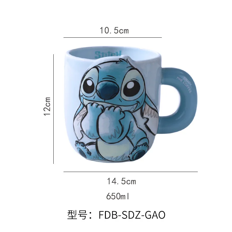 

Высокоглянтная модная мультяшная креативная узором для мальчиков и девочек в стиле аниме, пара, керамическая кружка для питья молока, кофе, подарки на день рождения
