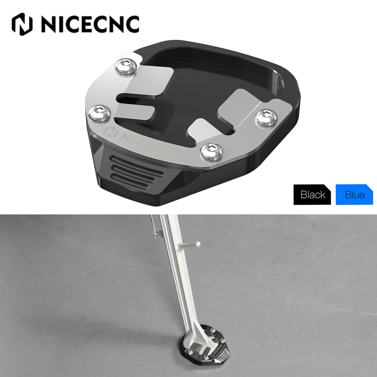 

For 2019-2024 Yamaha Tenere 700 XTZ 700 Kickstand Side Stand Pad Extension Tenere700 Rally Edition 2020-2024 World Raid 2022-23