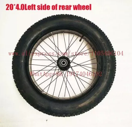 Tricycle accessories New 20x4.0 wheel hub double elastic air-free electric three-wheeled off-road vehicle comfortable tires