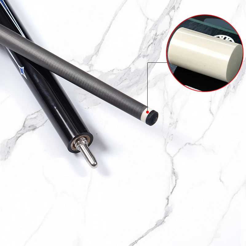 

High Quality Customizable Carbon Fiber Pool Cue Stick Wholesale Divisible 1/2 Cue Custom Snooker & Billiard Cues