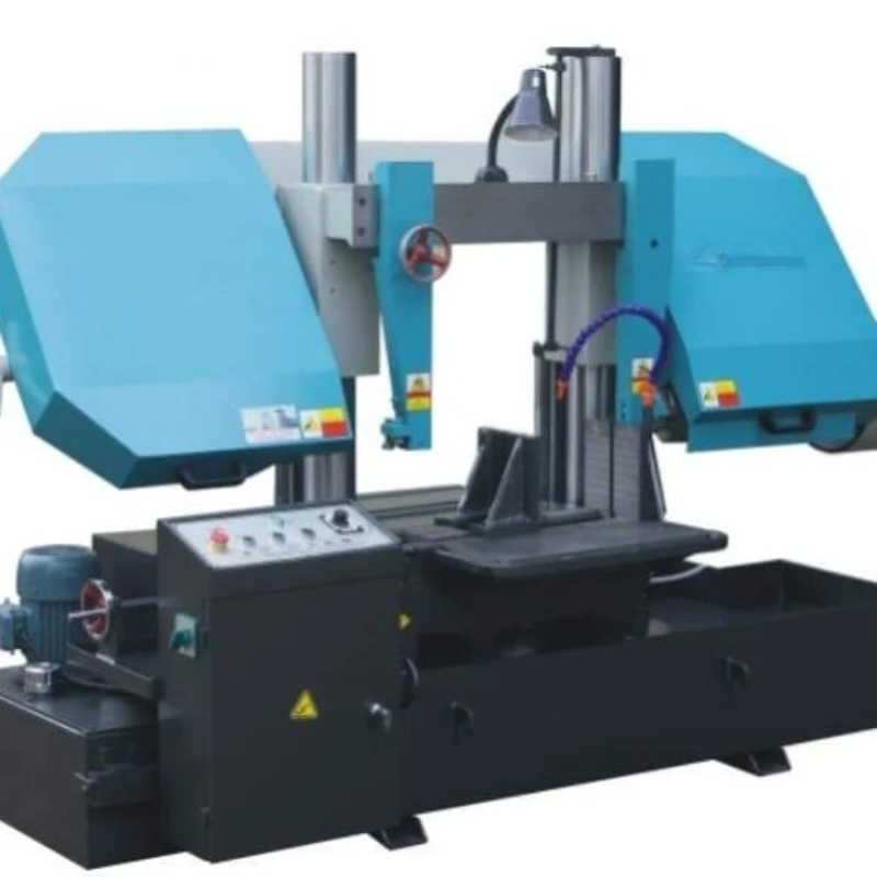 

Numerical control GB4220/30 horizontal metal automatic feeding belt sawing machine cutting