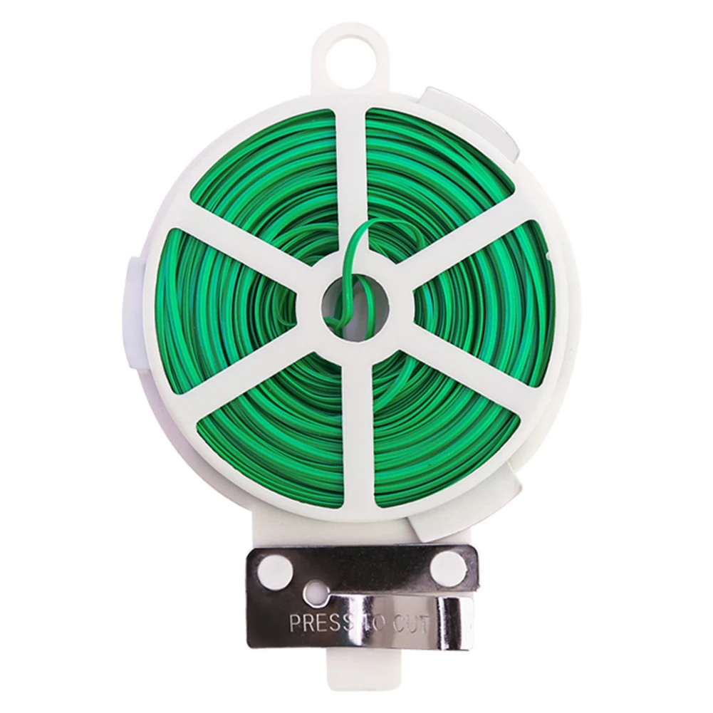 

Garden Tie Wire Plant Support Wide Applications Convenient Cutter Fixing Flexible Household Rope Secure Sturdy