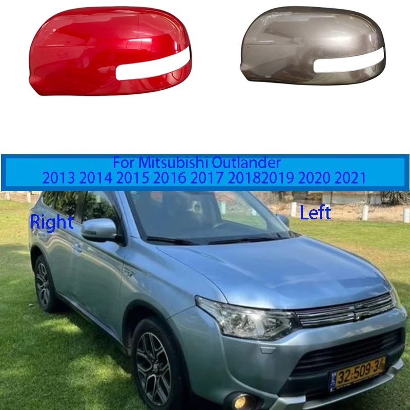 For Mitsubishi Outlander 2013 2014 2015 2016 2017 2018-2021 Heating Lens Side Mirror Rearview Mirror Housing