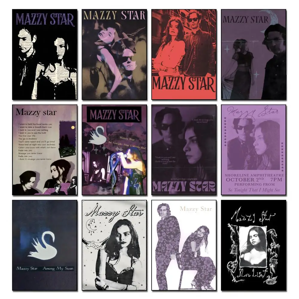 Band M-Mazzy S-Star Poster HD art, waterproof, sticky wall, home decoration (living room, bedroom, bar), aesthetic