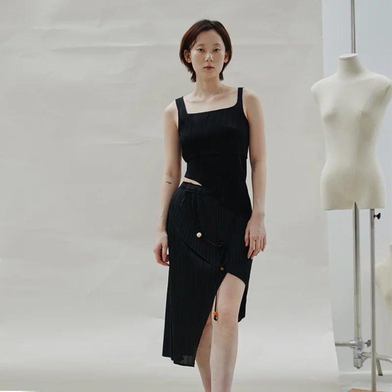 

Юбка миди плиссе JT JANE Design, женская, с принтом, асимметричная, со складками, с завышенной талией, H-образный силуэт, из полиэстера, для повседневной носки, на все сезоны