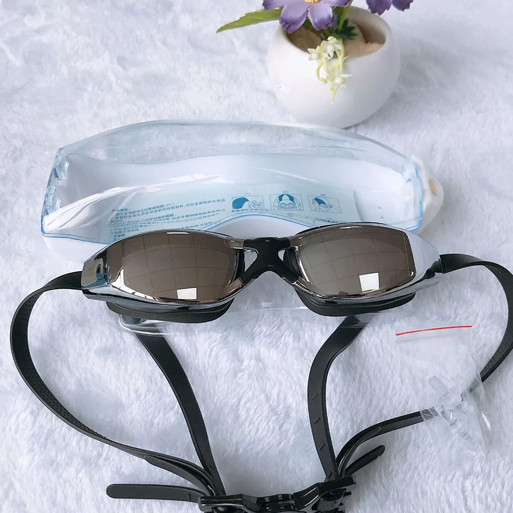 

1Pair Myopia Swimming Glasses Anti-Fog Swim Goggles for Adult Kids Clear Vision Underwater Wide Optical Surface Comfortable