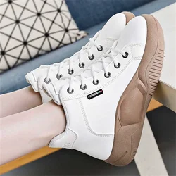 Playform Natural Cowhide Sneakers Women Trends 2024 Vulcanize Boots Sport Shoes For Women Flats Festival Athletics