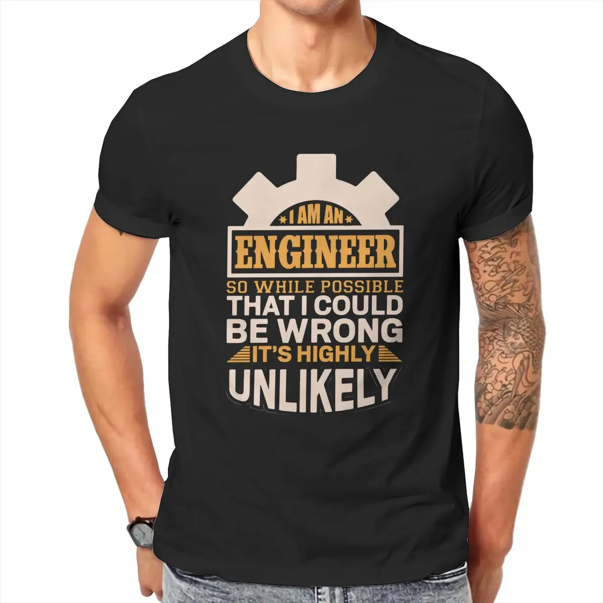 It's Highly Unlikely Harajuku TShirt Trust Me I'm An Engineer Printing Tops Leisure T Shirt Male Tee Special Gift Clothes