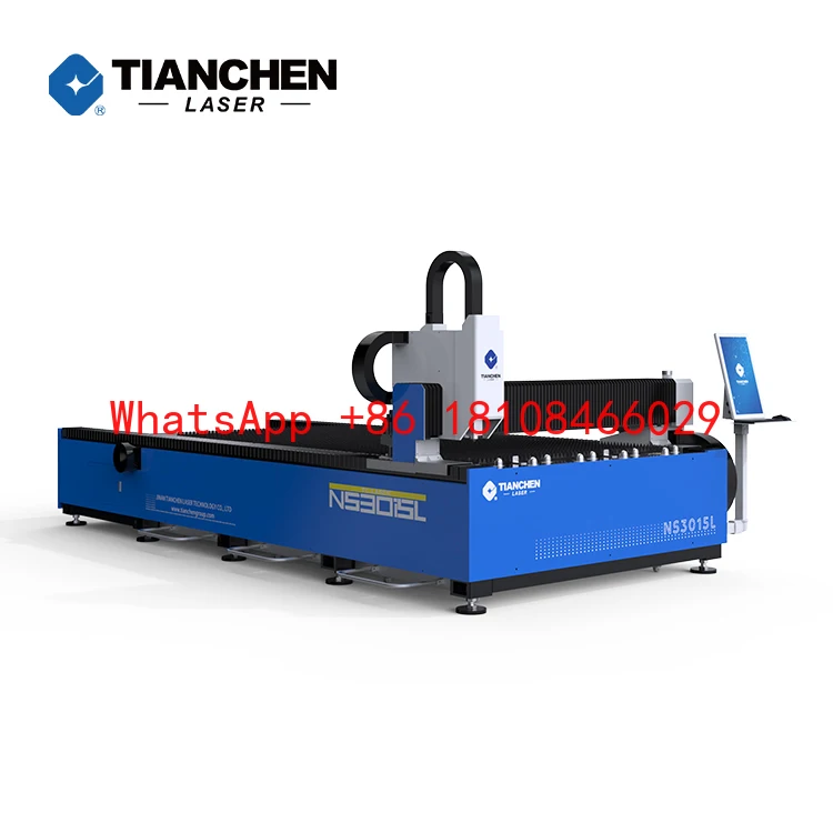 Ultra-Precise Fiber Laser 1.5-3KW Metal Cutting Machine TC-NS3015L - Stable Performance for Continuous Working