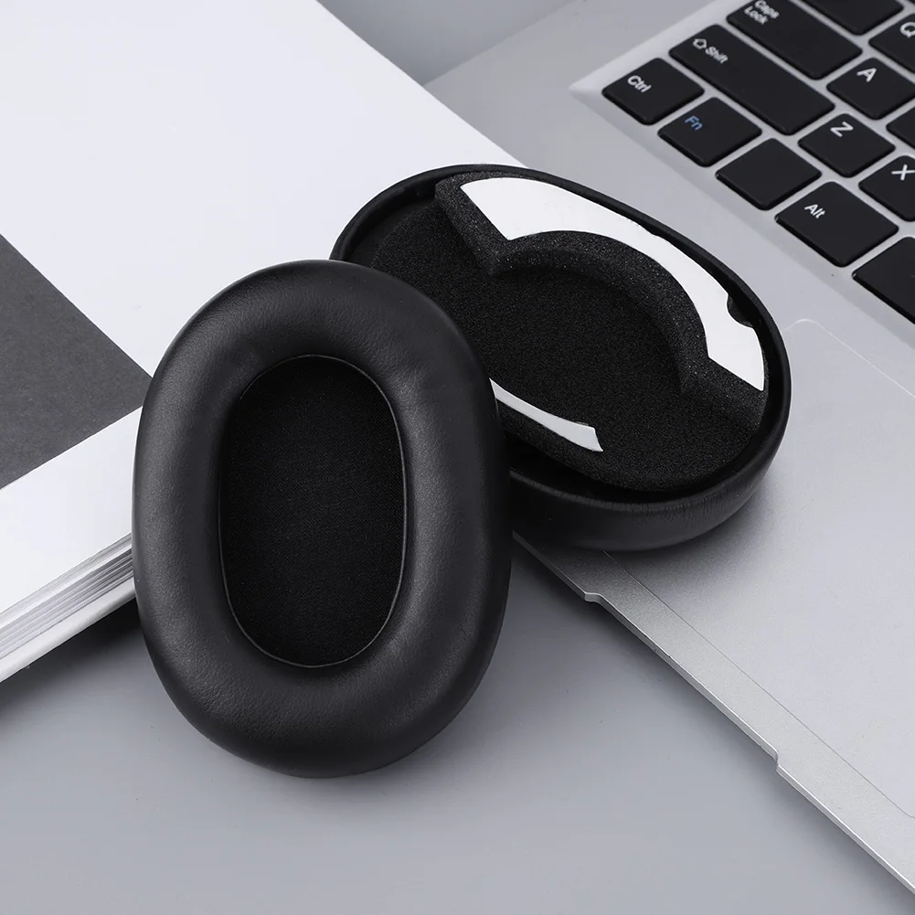 1Pair Replacement Headset EarPads Noise Isolation Foam Headphones Ear Cushions for Jabra Elite 85h Wireless Over-Ear Headphones