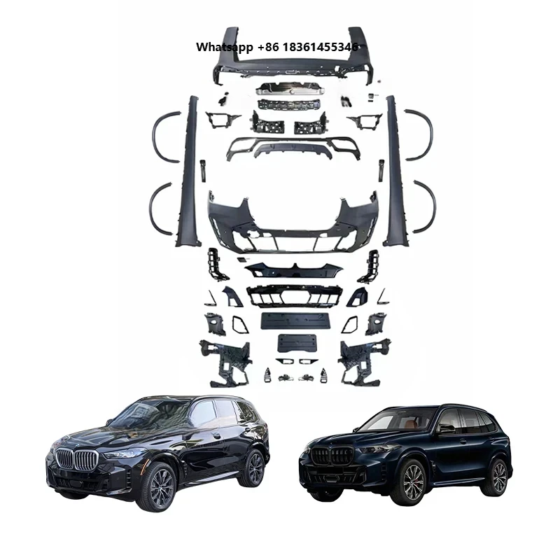 

For X5 G05 LCI Upgrade To MT Body K PP Plastic New Val 2024 Tech Design Car Bumper Accessories Bodykit