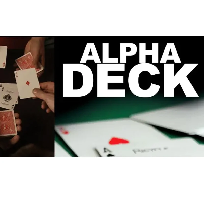 Alpha Deck (Cards and Online Instructions) by Richard Sander Magic Tricks Card Magia Close Up Illusions Mentalism Magician Props