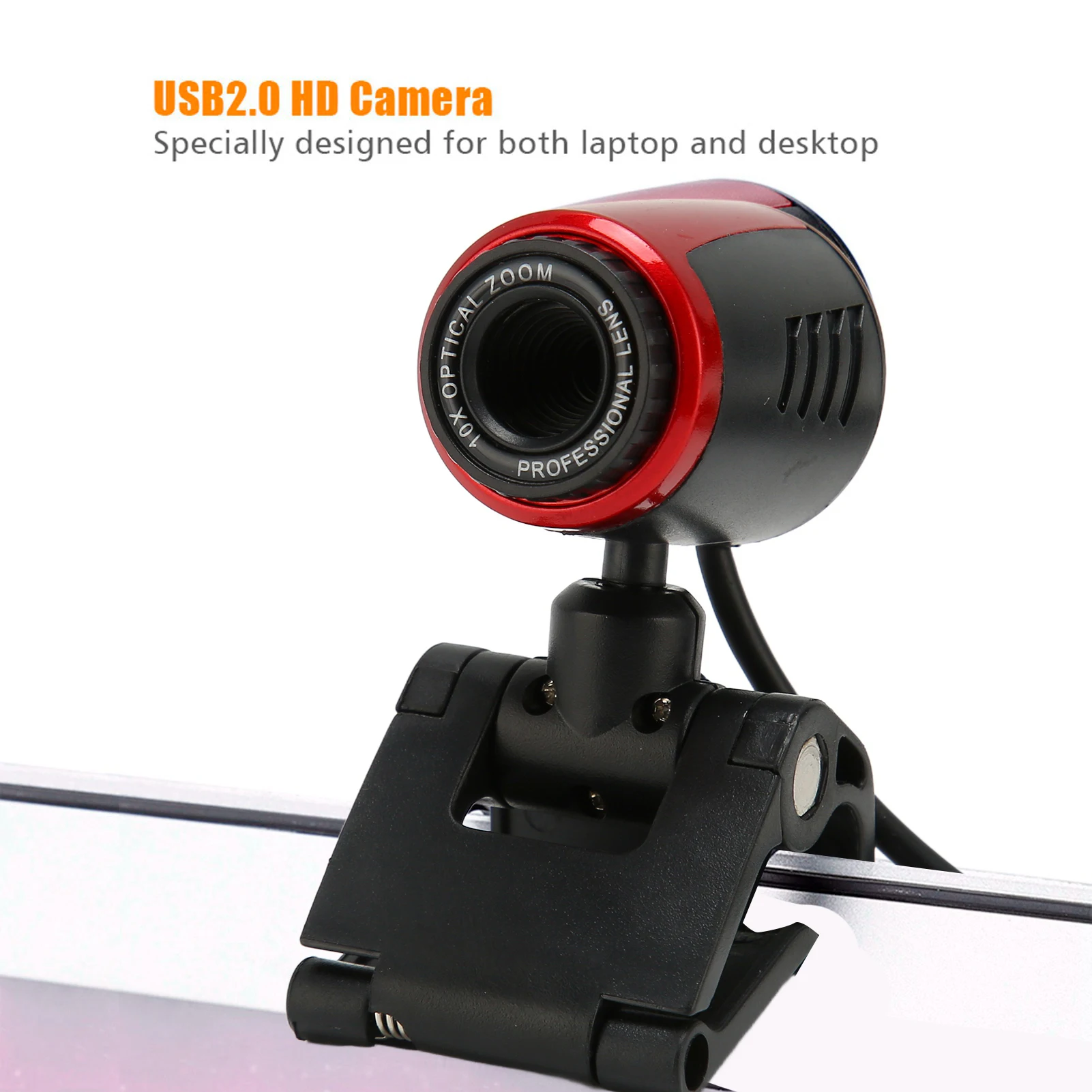 USB2.0 with MIC HD Webcam Web Camera Cam 360 Degree for Computer PC Laptop for Skype / MSN