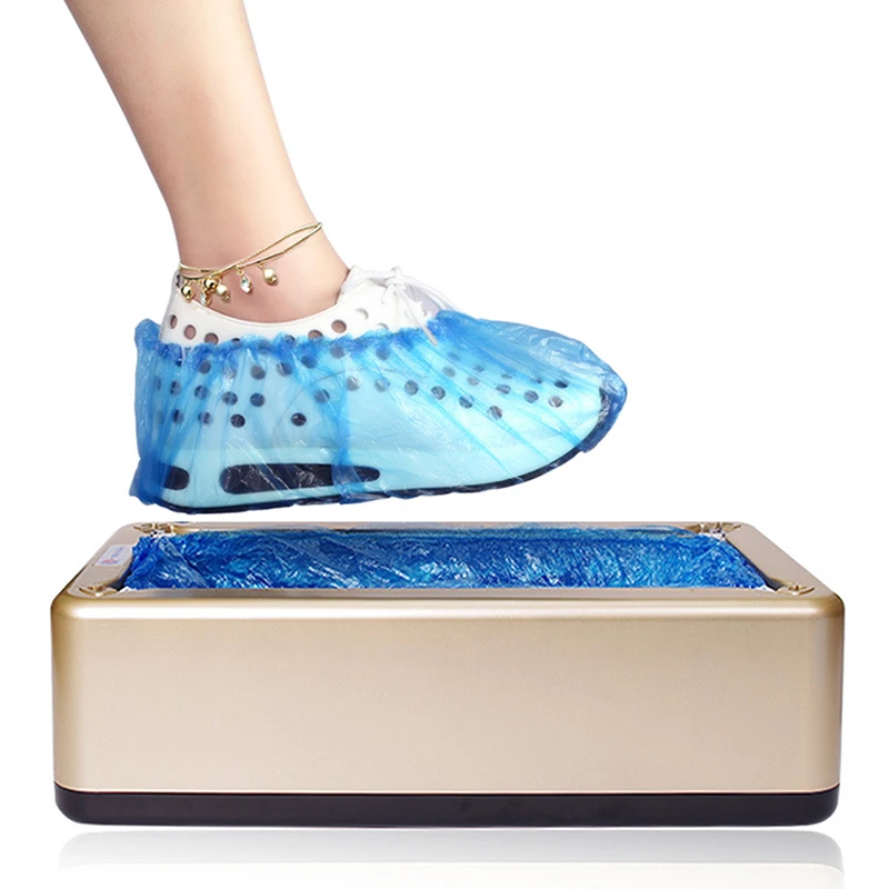 Automatic Shoes Cover Dispenser Machine Smart Shoe Film Dispenser Household Stepping Disposable Bootis Maker