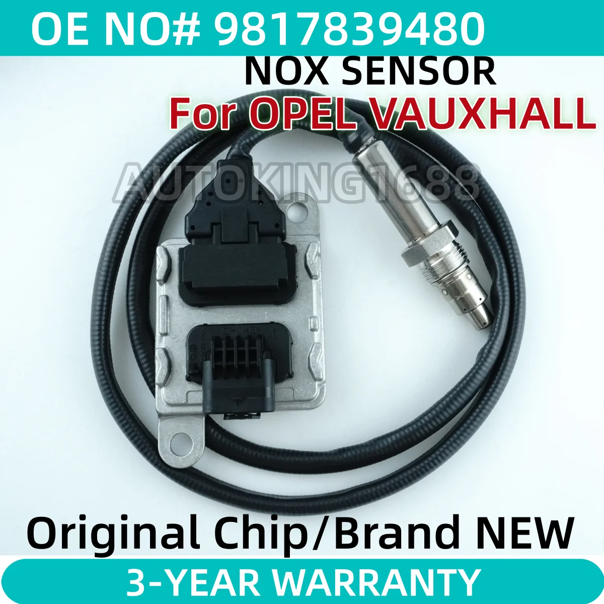 Original Chip 9817839480 New Nitrogen Oxide Sensor Nox Sensor for OPEL VAUXHALL Vivaro C Zafira Life (K0) 2.0 2019-